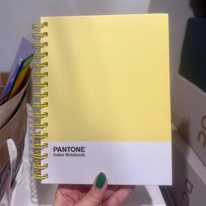 NEW Pantone Yellow Index Notebook